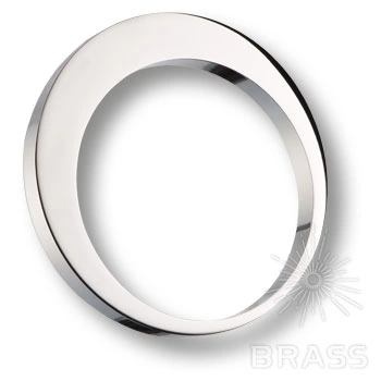 Brass Ручка кольцо 6530 0100 CR глянцевый хром 32 мм фото 1