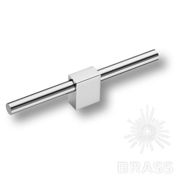 Brass Ручка кнопка 8964 0170 CR-CR глянцевый хром 16 мм фото 1