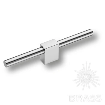 Brass Ручка кнопка 8964 0170 CR-CR глянцевый хром 16 мм фото 1