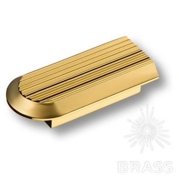 Brass Ручка скоба 9022 0032 GL глянцевое золото 32 мм фото 1