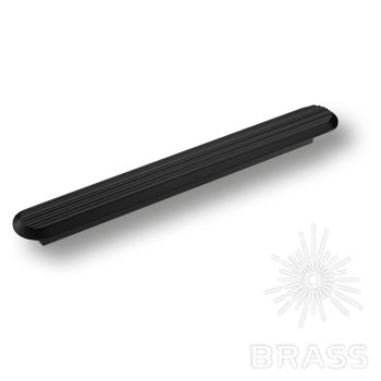 Brass Ручка скоба 9020 0224 AL6 чёрная 224 мм фото 1