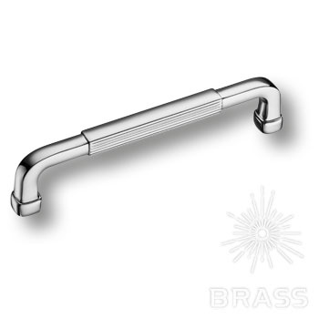 Brass Ручка скоба 552-128-Chrome глянцевый хром 128 мм фото 1
