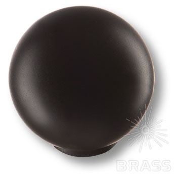 Brass Ручка кнопка детская 626NEX шар чёрный матовый фото 1