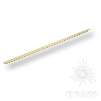 Brass Ручка профиль 9332 0960 ELX5 брашированная латунь 960 мм фото 1