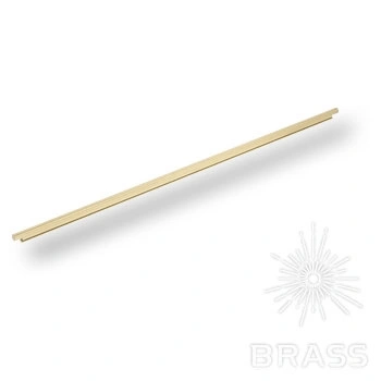 Brass Ручка профиль 9332 0960 ELX5 брашированная латунь 960 мм фото 1