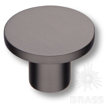 Brass Ручка кнопка 34-Titanium графит фото 1