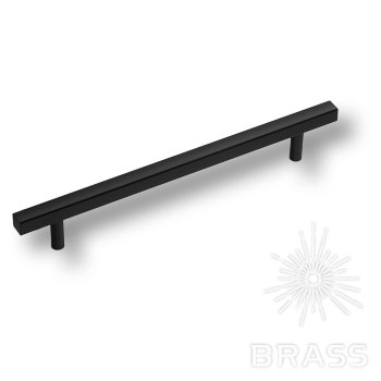 Brass Ручка скоба 8807 0160 AL6 черный 160 мм фото 1