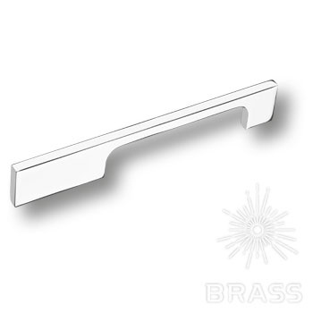 Brass Ручка скоба 6650 0128 CR глянцевый хром 128 мм фото 1