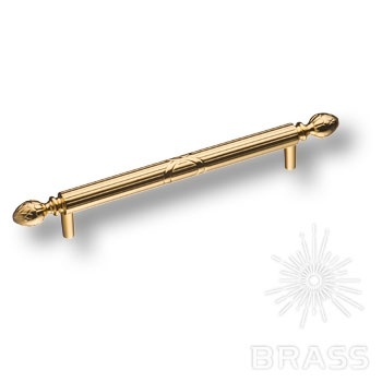 Brass Ручка скоба BU 005.160.19 глянцевое золото 160 мм фото 1