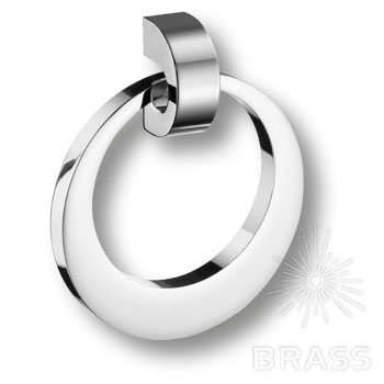 Brass Ручка кольцо 7260 0060 CR-CR глянцевый хром 16 мм фото 1