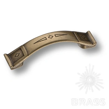 Brass Ручка скоба 15.128.64.12 античная бронза 64 мм  фото 1