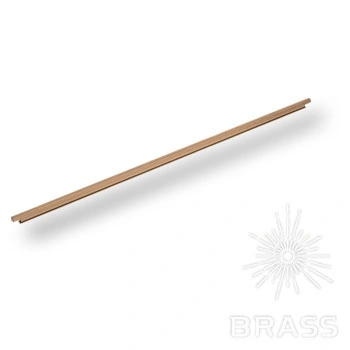 Brass Ручка профиль 9332 0480 ELX8 брашированная бронза 480 мм фото 1