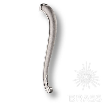 Brass Ручка скоба 15.197.192 DIA 15 глянцевое серебро 192 мм фото 1