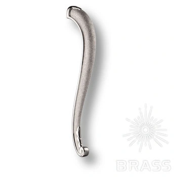 Brass Ручка скоба 15.197.192 DIA 15 глянцевое серебро 192 мм фото 1
