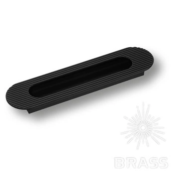 Brass Ручка врезная 1175 160MP24 черный 160 мм фото 1