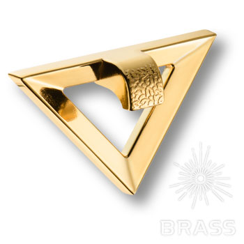 Brass Ручка скоба 7430.032 Gold глянцевое золото 32 мм фото 1