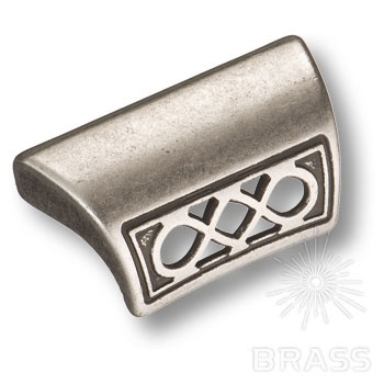 Brass Ручка скоба 15.176.32.16 старое серебро 32 мм фото 1