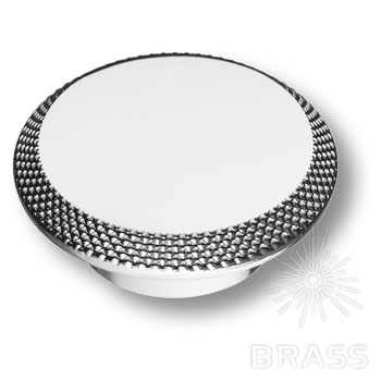 Brass Ручка кнопка 4102 003MP02 глянцевый хром фото 1