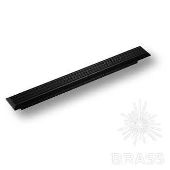 Brass Ручка скоба 9012 0224 AL6 чёрная 224 мм фото 1