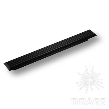 Brass Ручка скоба 9012 0224 AL6 чёрная 224 мм фото 1