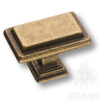 Brass Ручка кнопка 15.368.00.12 античная бронза  фото 1
