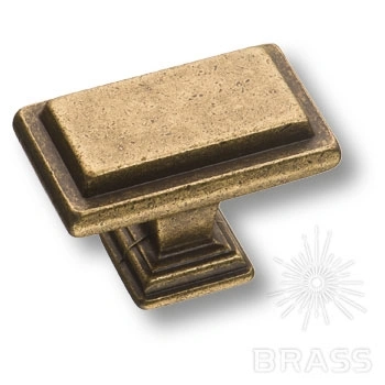 Brass Ручка кнопка 15.368.00.12 античная бронза  фото 1