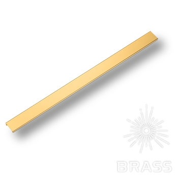 Brass Ручка торцевая 8926 0576 0001 GL глянцевое золото 576 мм фото 1