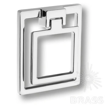 Brass Ручка кольцо 4629 0074 CR-CR глянцевый хром фото 1