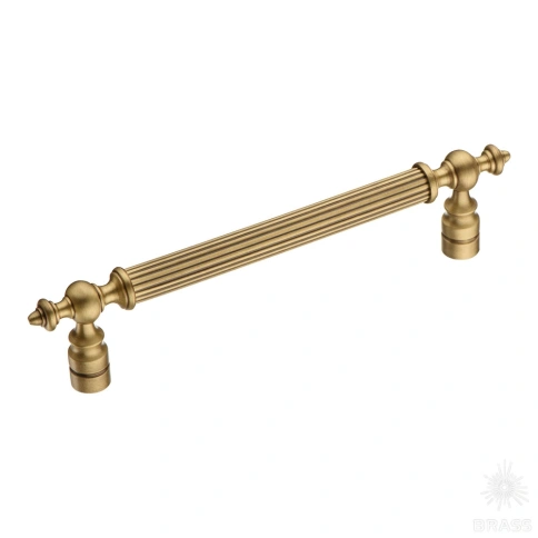Brass Ручка скоба 25123-013-16-192 латунь состаренная латунь 192 мм фото 1