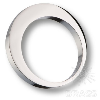 Brass Ручка кольцо 6530 0060 CR глянцевый хром 32 мм фото 1