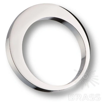 Brass Ручка кольцо 6530 0060 CR глянцевый хром 32 мм фото 1
