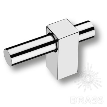 Brass Ручка кнопка 8954 0008 CR-CR глянцевый хром фото 1