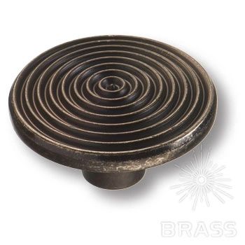 Brass Ручка кнопка 6130-836 старое серебро фото 1