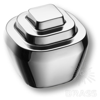 Brass Ручка кнопка 4180 016MP02 глянцевый хром фото 1