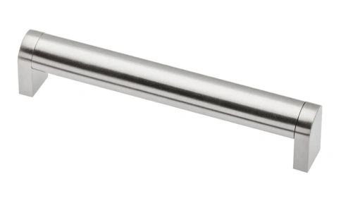 Ручка скоба UZ-335128-06 инокс 128 мм фото 1
