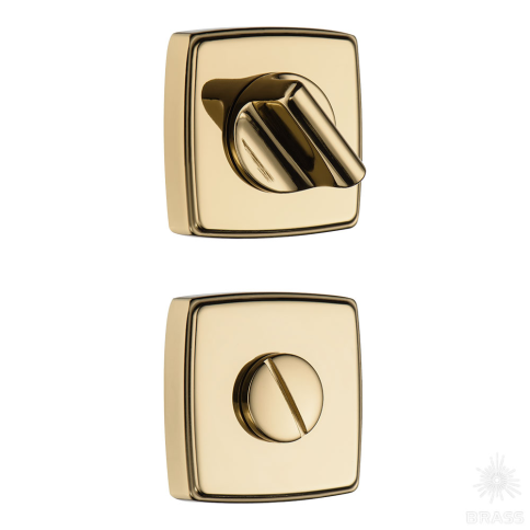Brass Накладка с поворотной кнопкой RO13W6 GL ROSET глянцевое золото фото 1