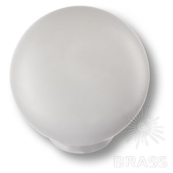 Brass Ручка кнопка детская 626BLX шар белый матовый фото 1