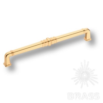 Brass Ручка скоба KT 012.160.19 глянцевое золото 160 мм фото 1