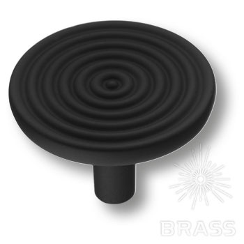Brass Ручка кнопка 4134 001MP24 чёрный фото 2