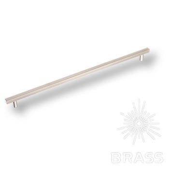 Brass Ручка скоба 8767 0416 PN-PN глянцевый никель 416 мм фото 1