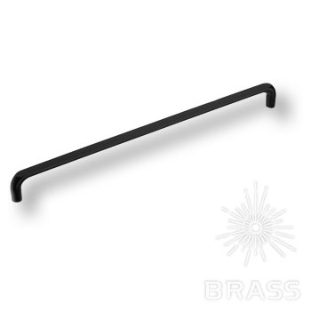 Brass Ручка скоба 396-320-Matt Black черный 320 мм фото 1