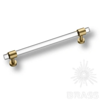 Brass Ручка рейлинг BU 020.160.36 полированная латунь 160 мм фото 1