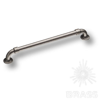 Brass Ручка скоба BU 010.224.16 старое серебро 224 мм фото 1