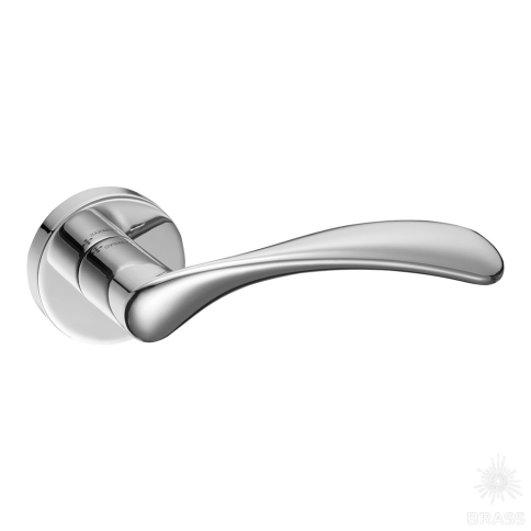 Brass Ручка дверная HA119RO12 CR PERLE глянцевый хром фото 1