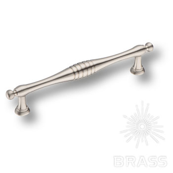 Brass Ручка скоба BU 004.128.29 никель 128 мм фото 1