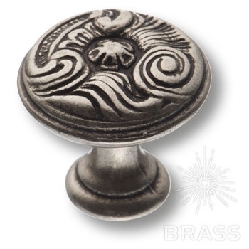 Brass Ручка кнопка 15.366.25.16 старое серебро фото 1