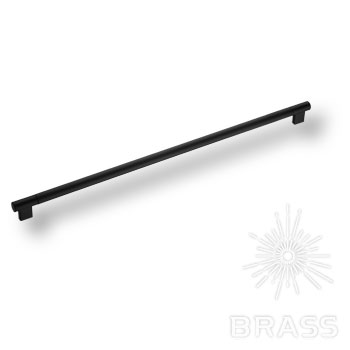 Brass Ручка рейлинг 9402-646 черный/черный 480 мм фото 1