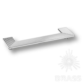 Brass Ручка скоба 1203 192MP02 глянцевый хром 192 мм фото 1