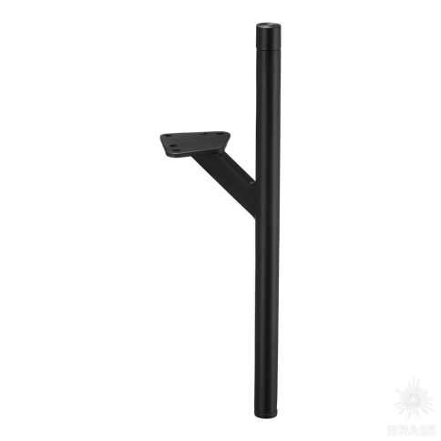 Brass Опора мебельная 2460 250-370 Matt Black матовый черный 250-370 мм фото 1
