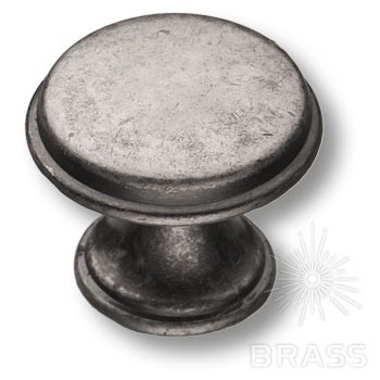 Brass Ручка кнопка 15.330.24.05 античное серебро фото 1